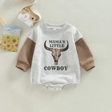 Mamas little cowboy romper