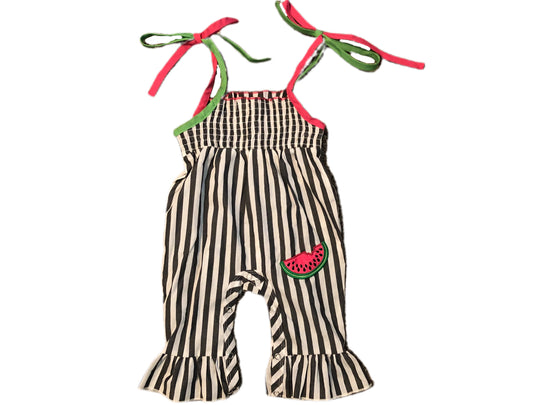 Watermelon tie romper