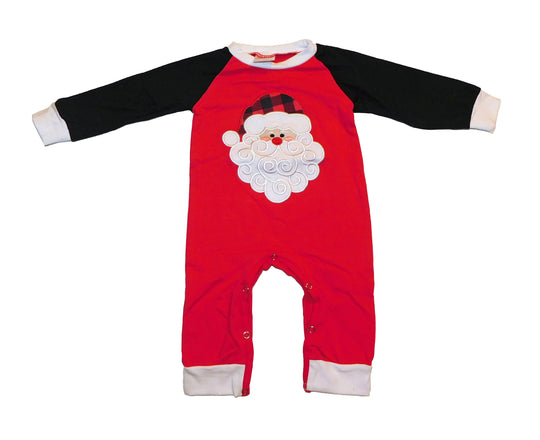 Red and Black Santa Romper