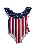 Red white and blue swimsuit