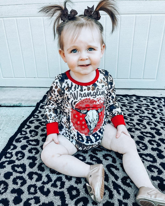 Wranglin babe romper
