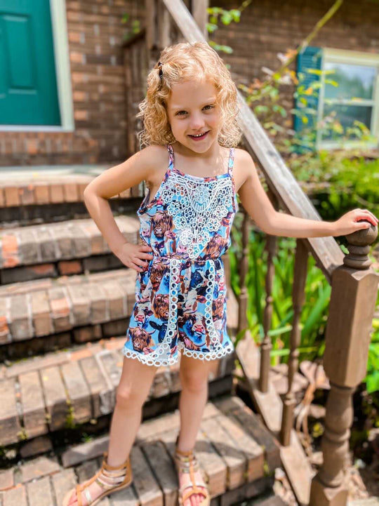 Cow head romper
