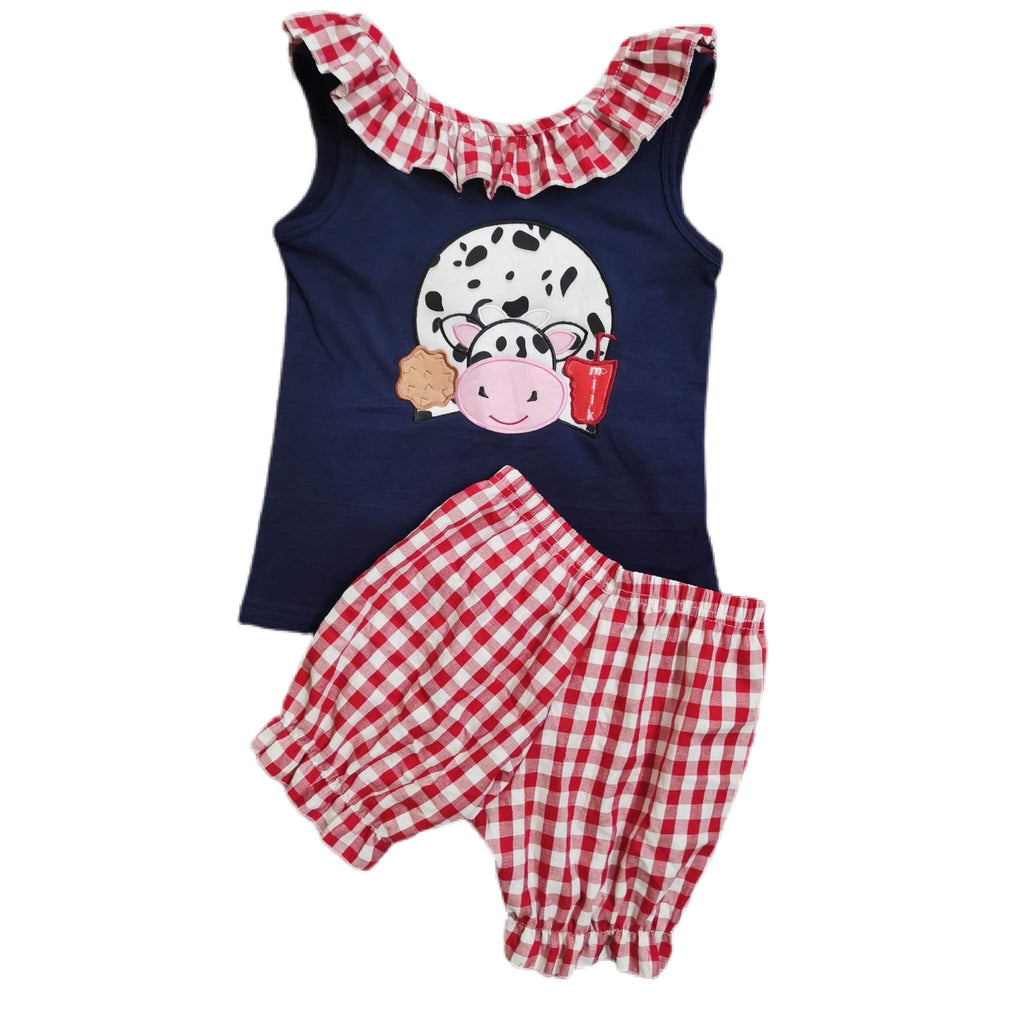 Baby girl cow 2 piece set