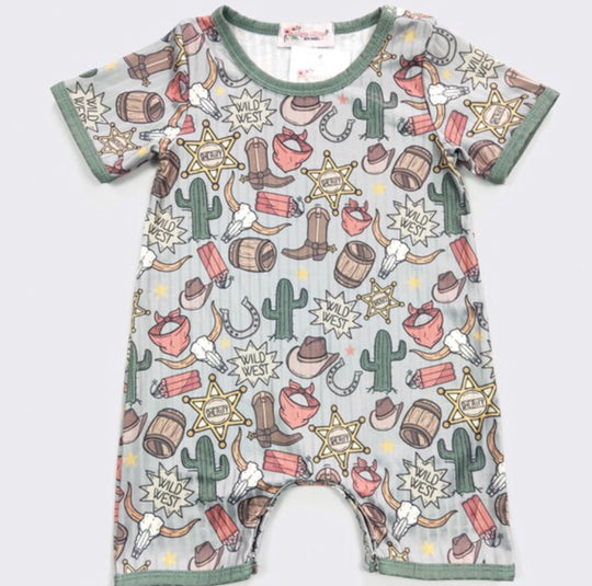 Clover Cottage Wild west romper