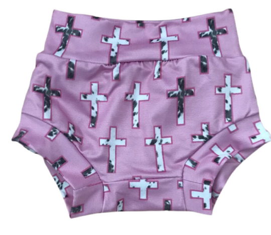 Pink Cow cross bummies