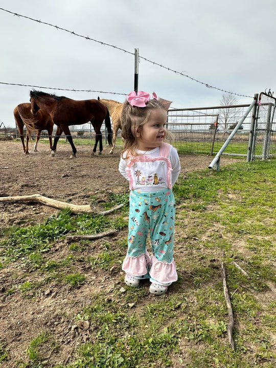 On the farm romper