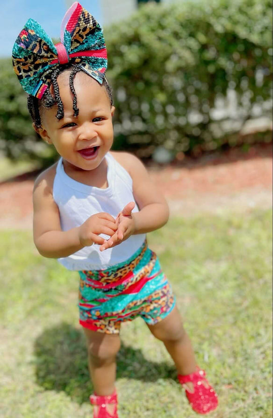 Serape leopard floral brush stroke bummies only