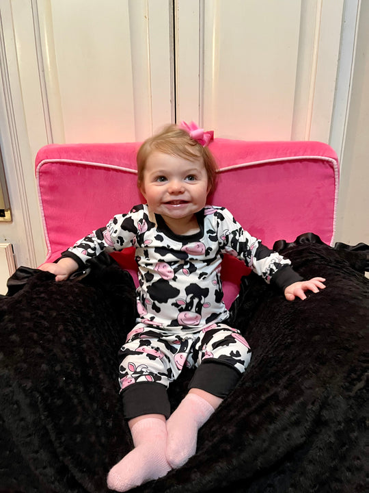 Cow spots pajamas