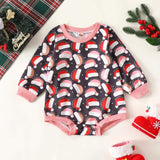 Merry Christmas hat sweater romper