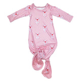 Polka dot Pig knotted gown