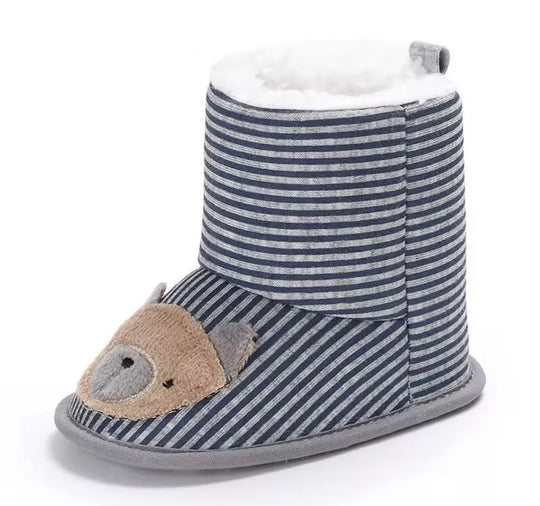 Baby Boy / Girl Blue Stripe Boots