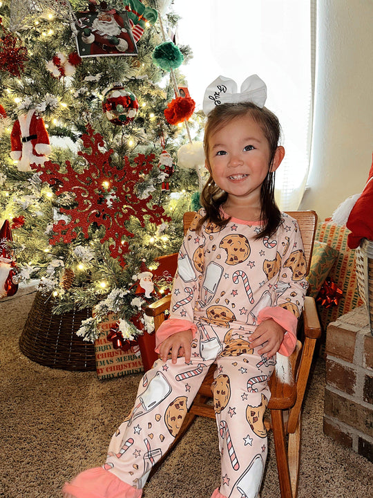 Milk and cookies pj set