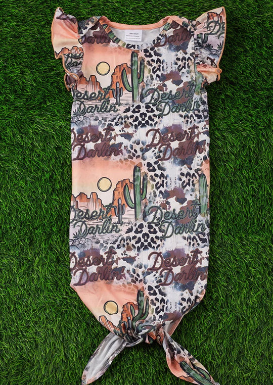 Desert darlin baby gown