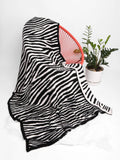 Adult Luxury Zebra throw blanket