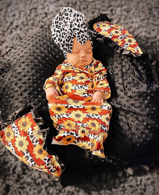Leopardbaby exclusive sunflower gown