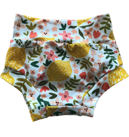 Lemon floral Bummies