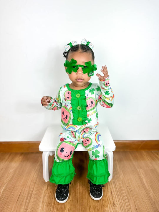 St Patricks day Romper