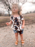 Cow denim set
