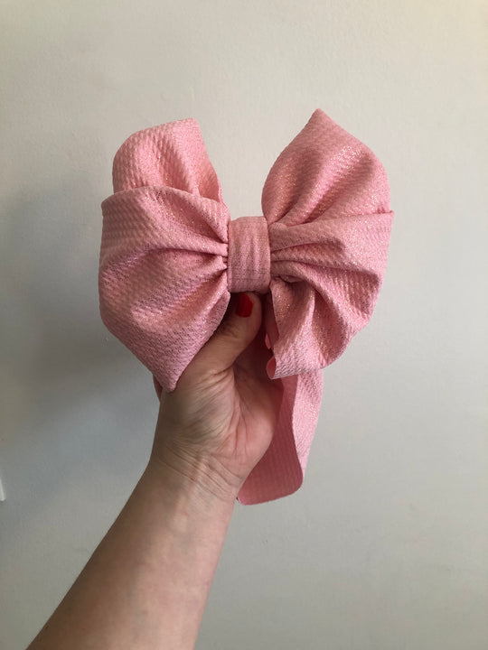 Sparkle Pink messy wrap