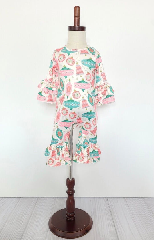 Clover cottage retro ornament romper