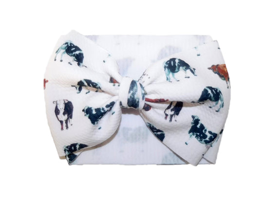 Vintage cow bow