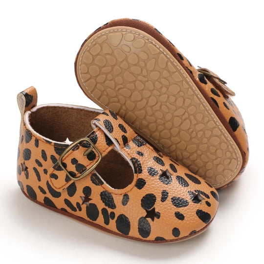 MAYORAL - Socks Shoes - Leopard Print in Sand Beige - La Culotte à