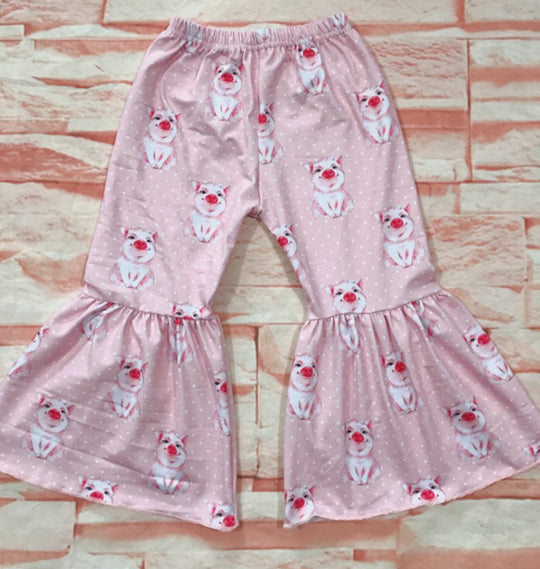 Pig polka dot piggy bell pants
