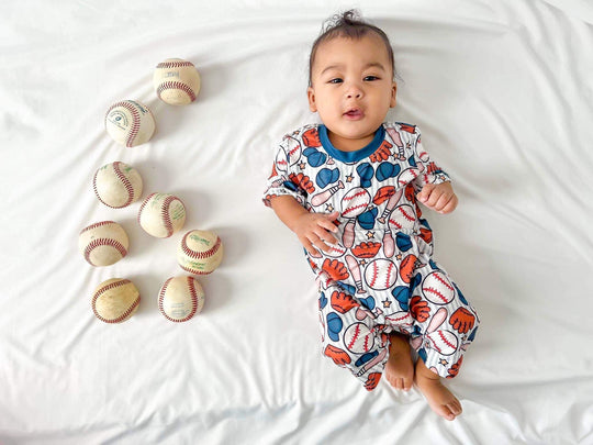 Baseball bats romper