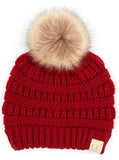 CC kids beanie red