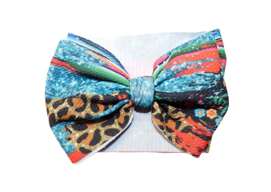 Leopard floral & inspired glitter