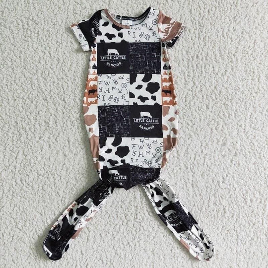 Newborn cattle rancher gown