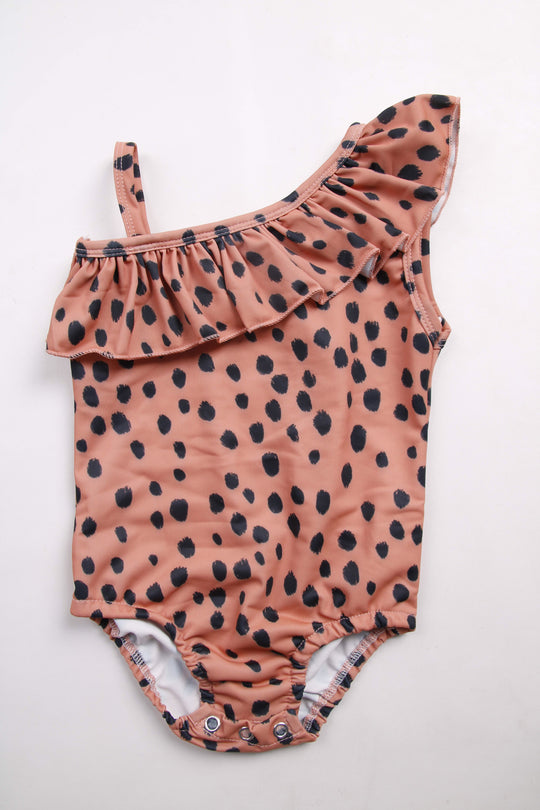 Safari swimsuit with snaps