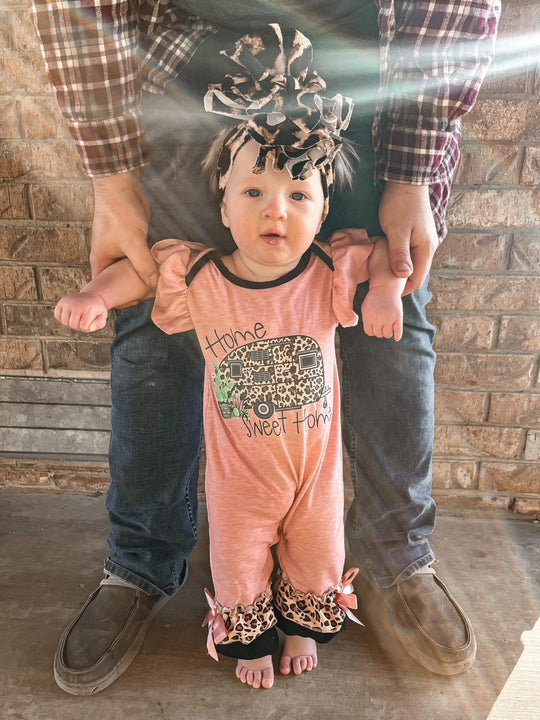 Home sweet home camper romper