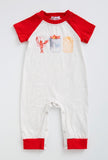 Clover cottage Crawfish romper