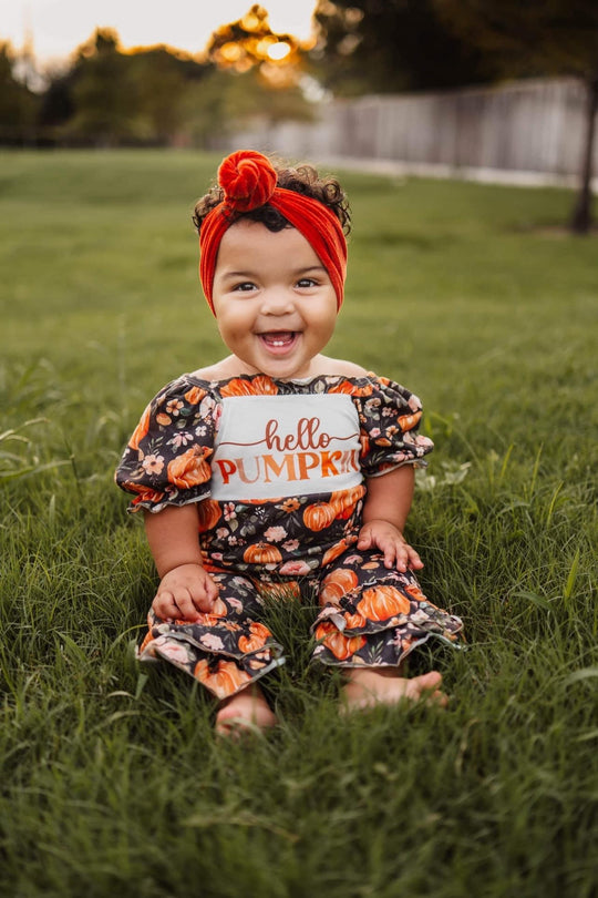 Hello pumpkin romper