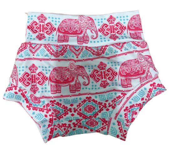 Pink and blue Elephant bummies