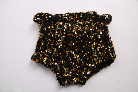Gold / black sequin Bloomies