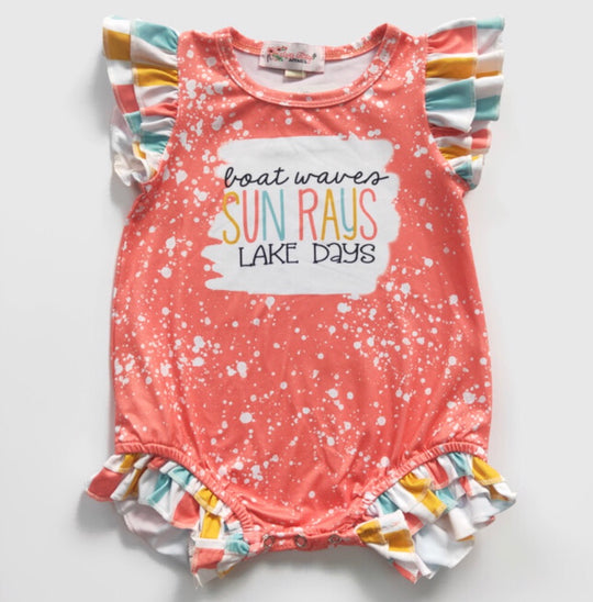 Clover Cottage sun rays romper