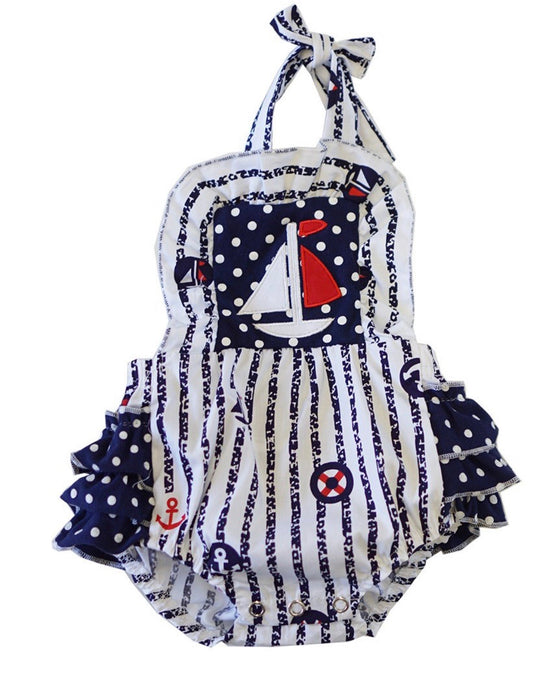 Sailboat bubble romper