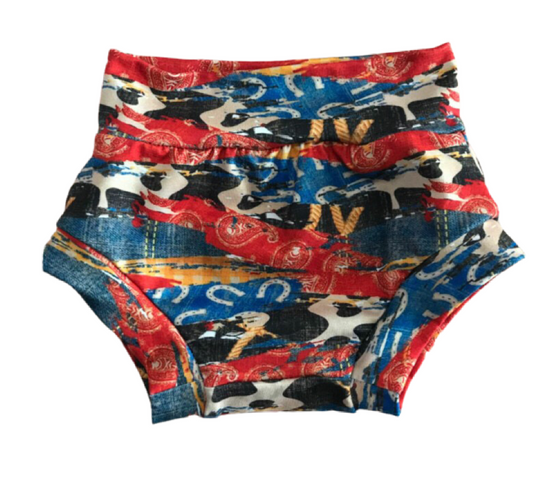 Western brush strokes bummies