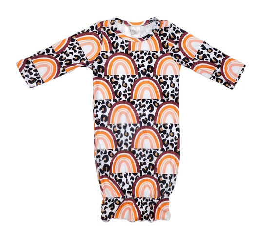 LBB boho gown 0-6 Months