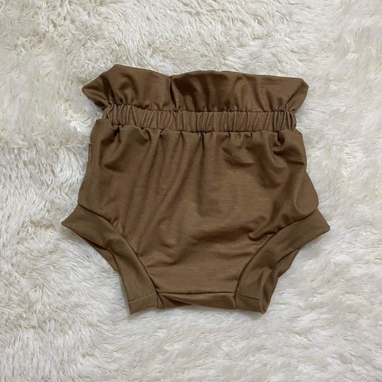 Brown cinched bummies