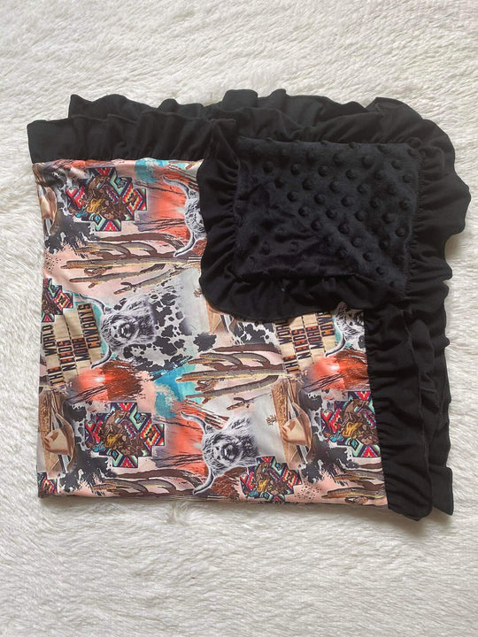 Western collage Minky