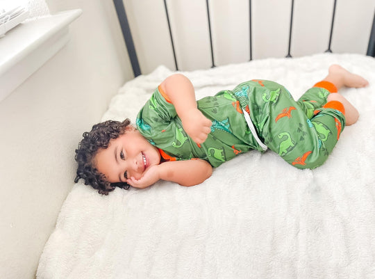 Green Dino pajama set