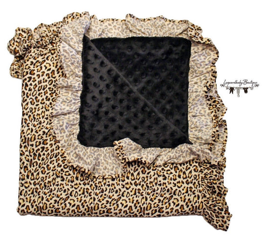 Leopard Minky Blanket