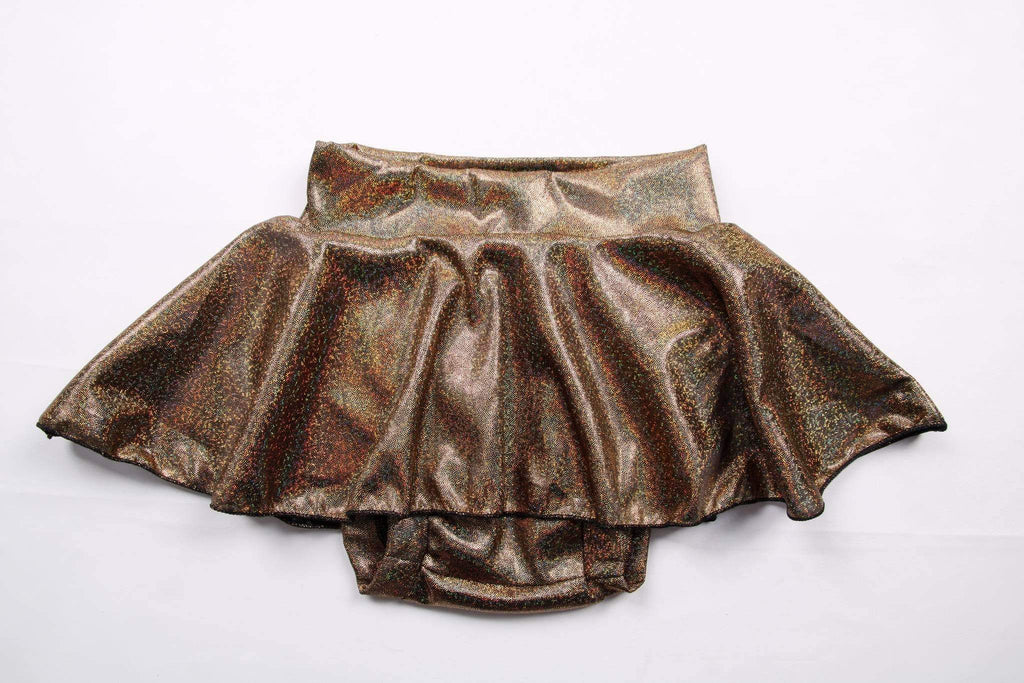 Brown shimmer Skirted bummies
