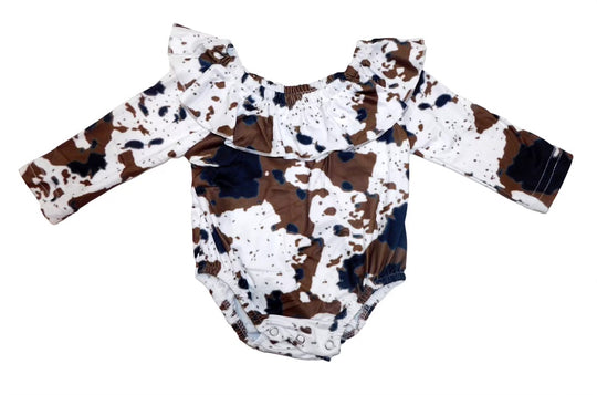 Brown Cow spots Bodysuit