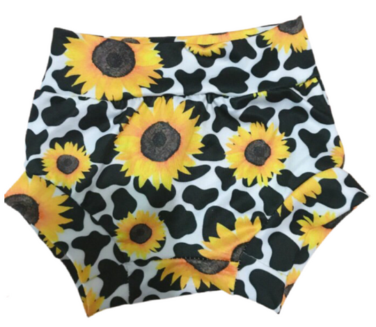 Cow sunflower bummies
