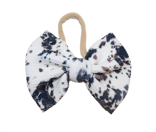 Dark brown cowhide nylon