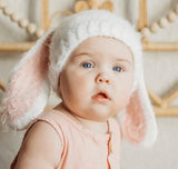 Lop ear bunny hat hand knit